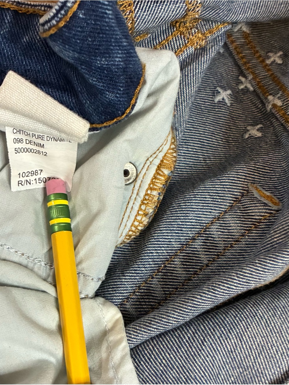 Ksubi Chitch Tapered Fit Jeans in Pure Dynamite Blue Grunge Hypebeast - Picture 4 of 8